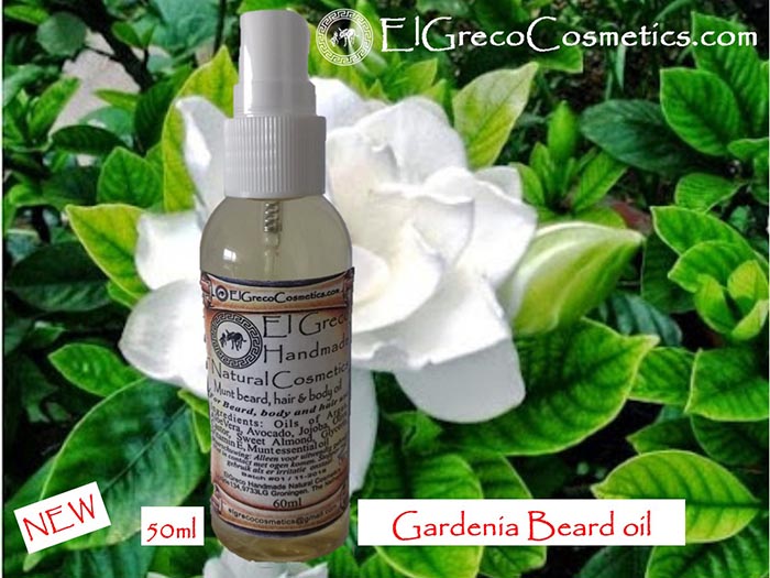 Beard Oil with Gardenia - EL GRECO COSMETICS